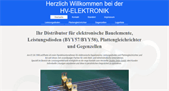 Desktop Screenshot of hv-elektronik-steinach.de